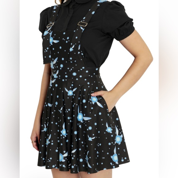 Blackmilk Legend of Zelda Navi Apron Dress - Picture 2 of 13